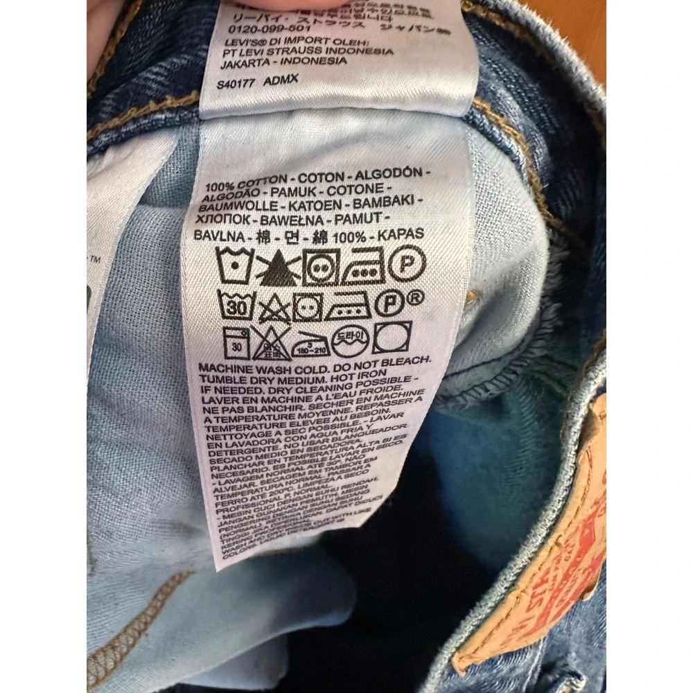 Levis 550 Mens Relaxed Fit Tapered Leg Blue Denim Jeans Medium Wash 48x30
